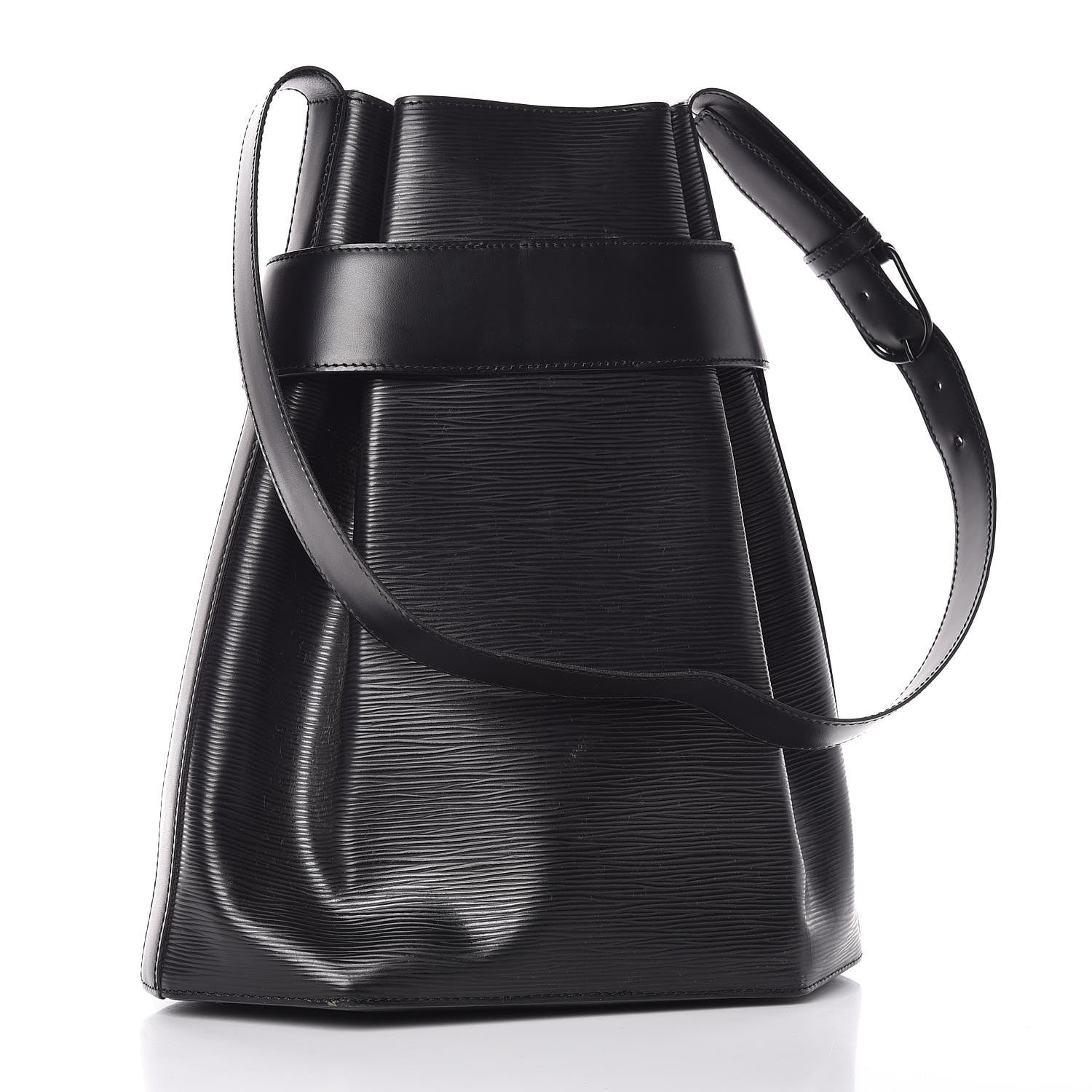 Louis Vuitton Epi Sac D'Epaule Black 4 of 9