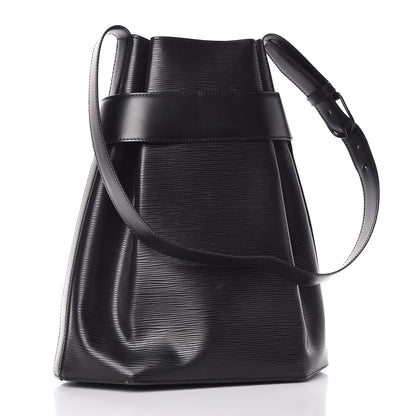 Louis Vuitton Epi Sac D'Epaule Black 4 of 9