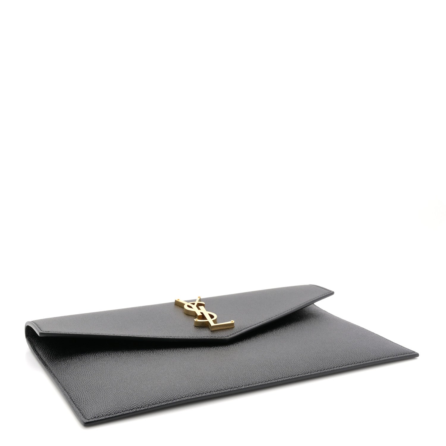 Saint Laurent Grain De Poudre Uptown Pouch Black 4 of 8