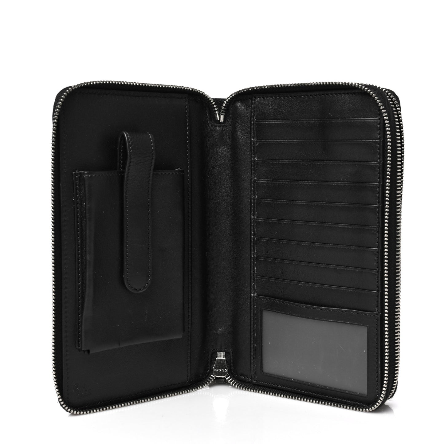 Microguccissima Zip Around Top Handle Travel Wallet Testa di Moro