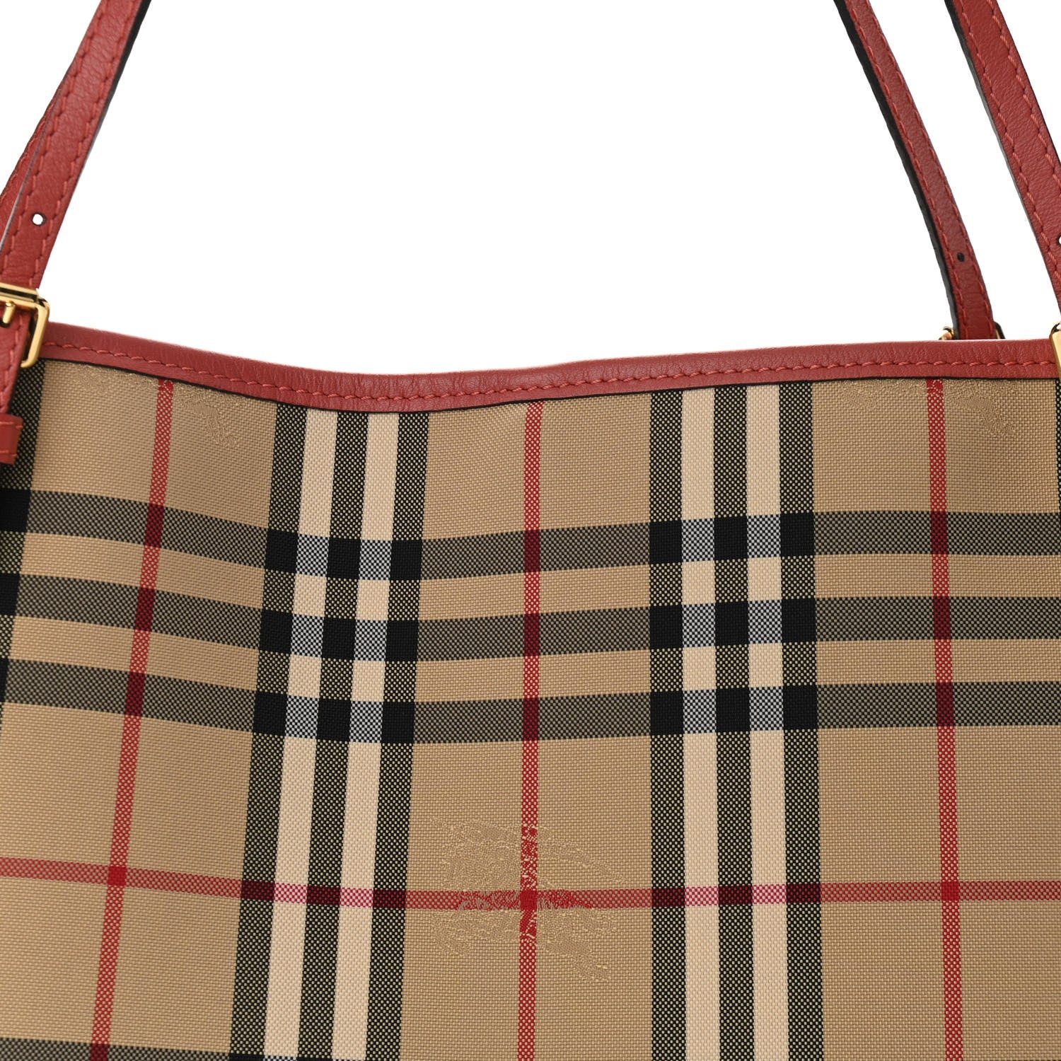 Burberry Horseferry Check Small Canterbury Tote Antique Rose 7 of 9