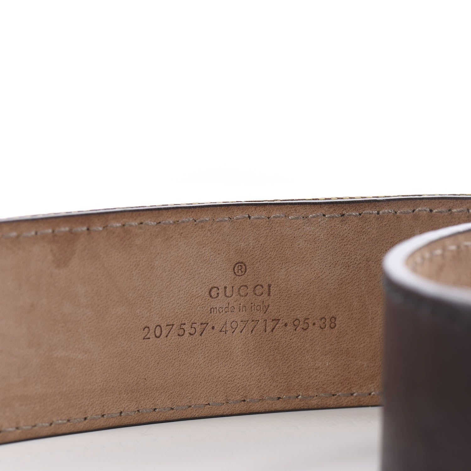 Gucci Calfskin Double G 40mm Belt 100 40 Clear Sky Blue 8 of 11