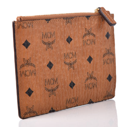 MCM Visetos Key Pouch Cognac 3 of 7
