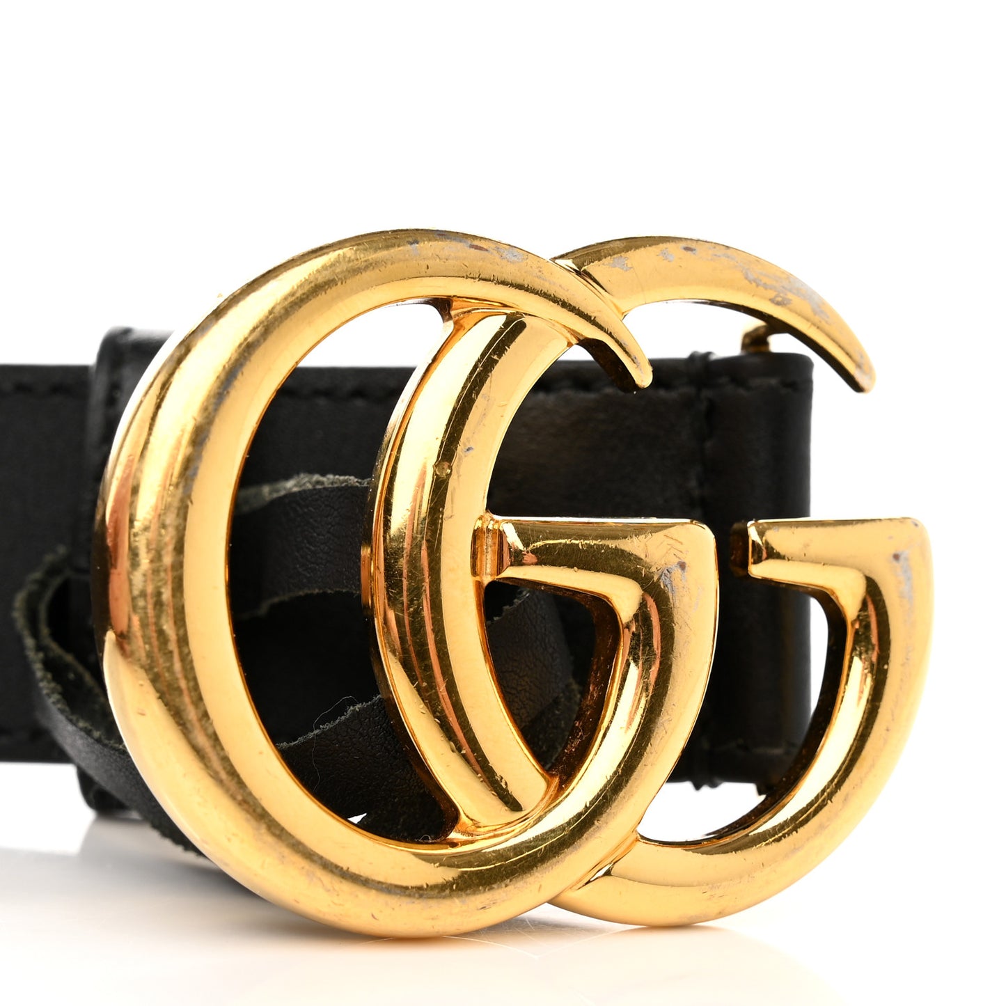 Plutone Calfskin Double G 30mm Belt 70 28 Black