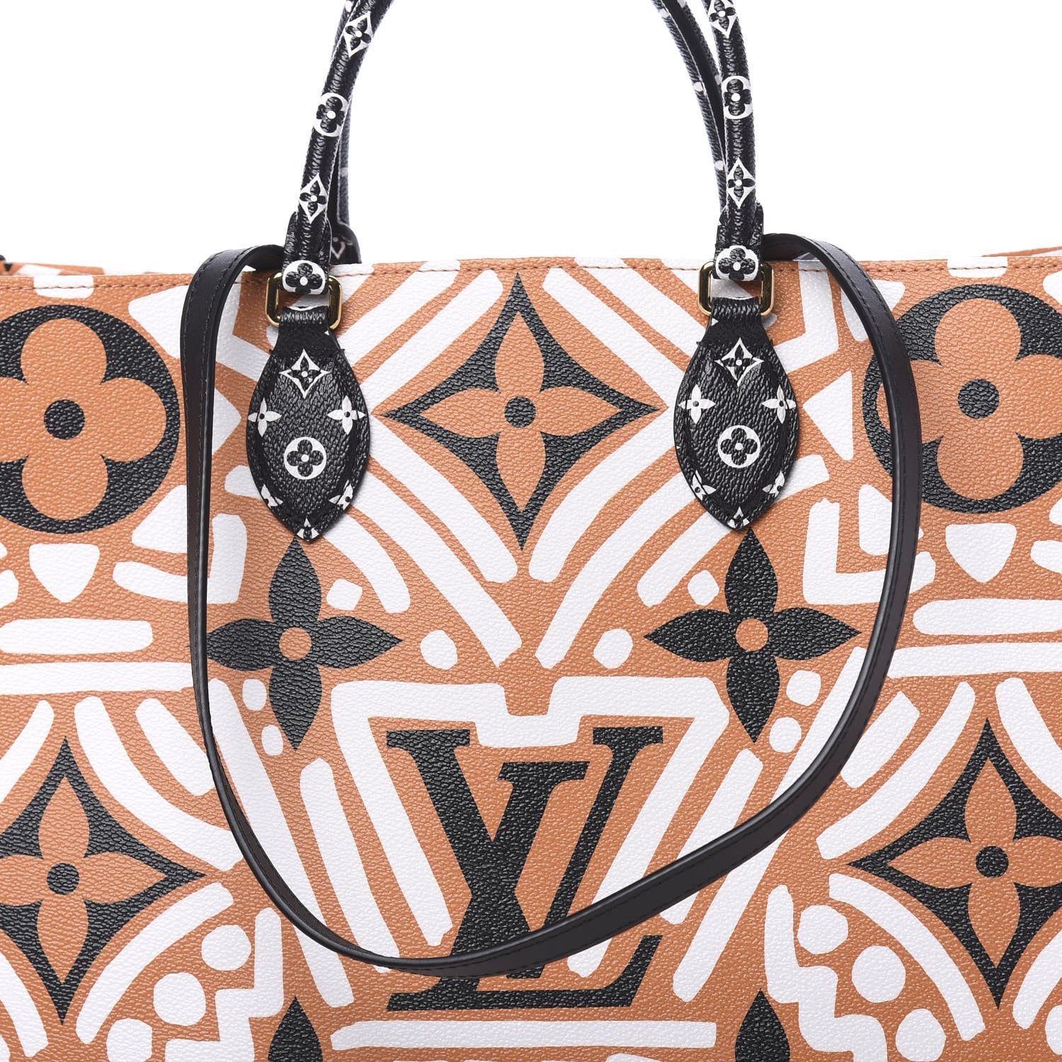 Louis Vuitton Monogram Giant Crafty Onthego GM Crème Caramel 10 of 10