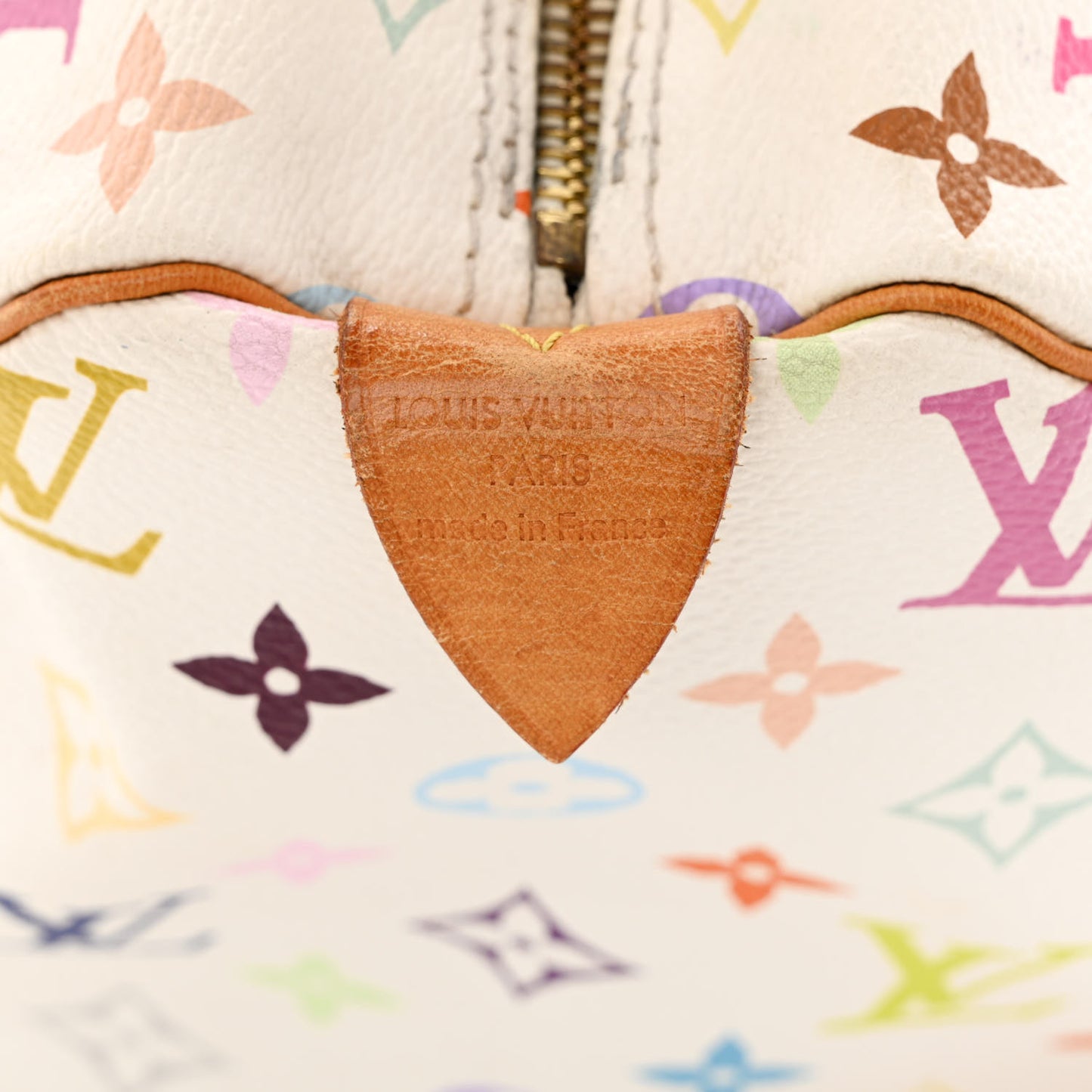 Monogram Multicolor Speedy 30 White