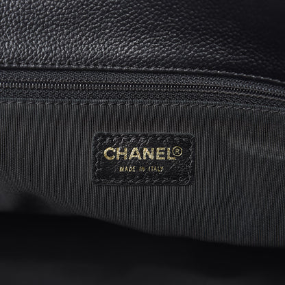 Chanel Calfskin Cerf Executive Shopper Tote Black 6 of 18