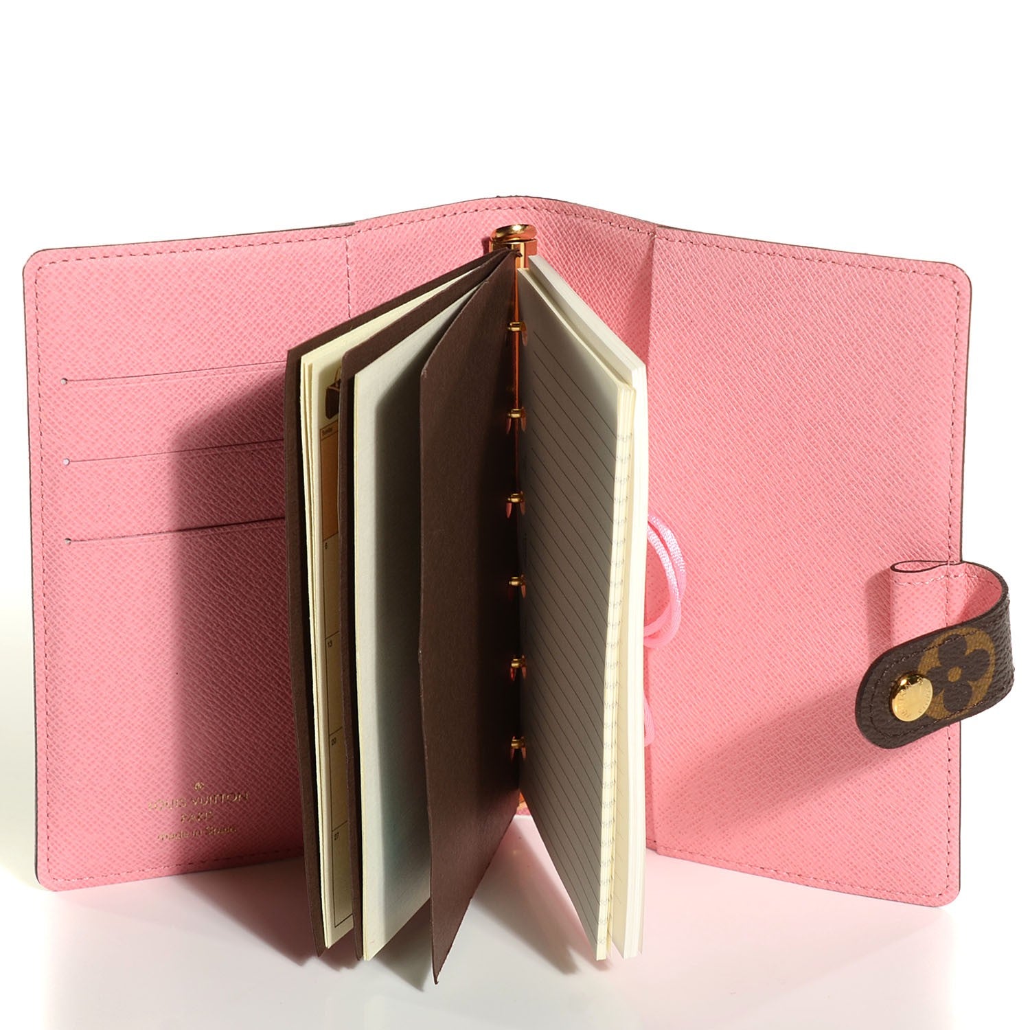 Louis Vuitton Monogram Illustre Small Ring Agenda Cover Rose 7 of 7