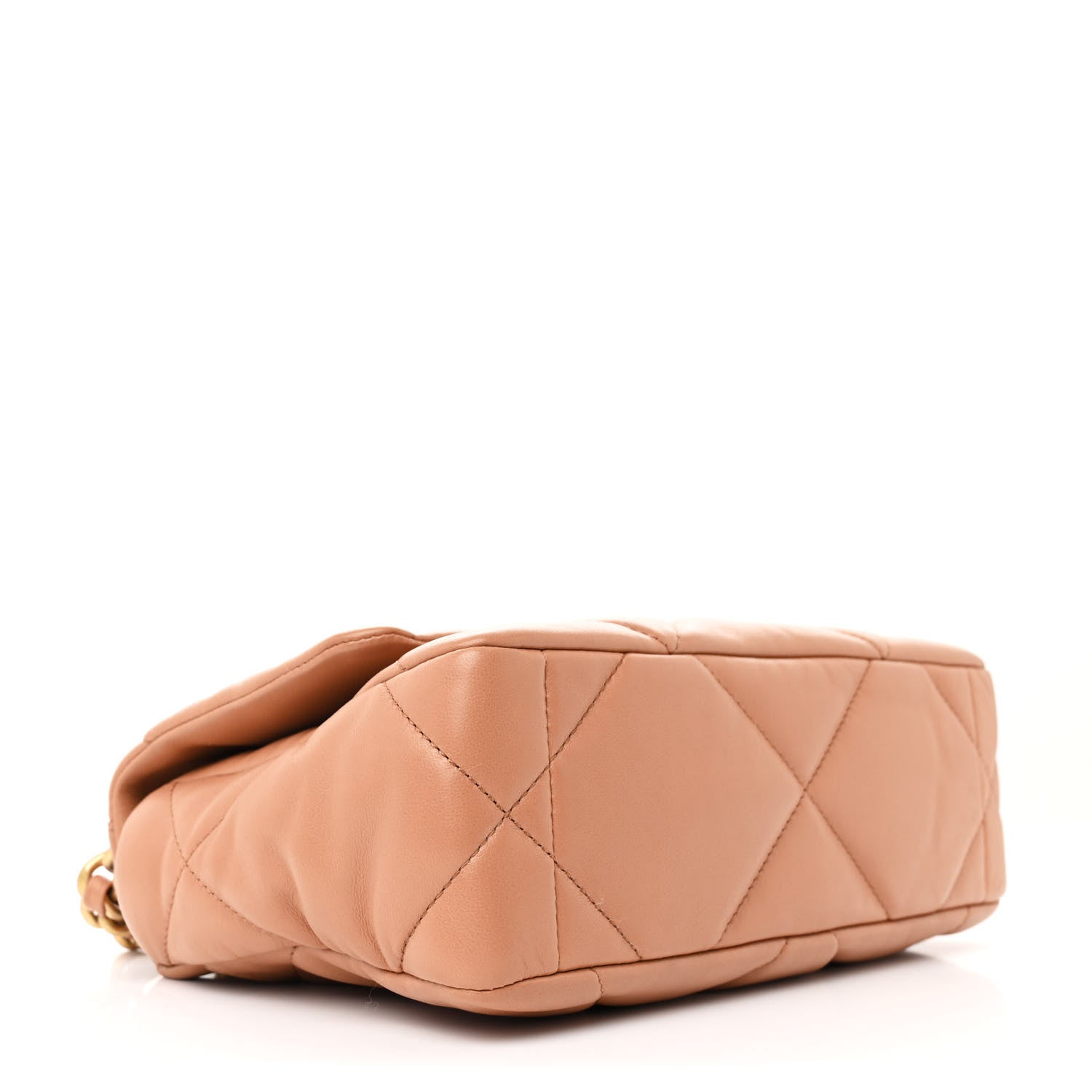 Chanel Lambskin Quilted Medium Chanel 19 Flap Brown 4 of 11