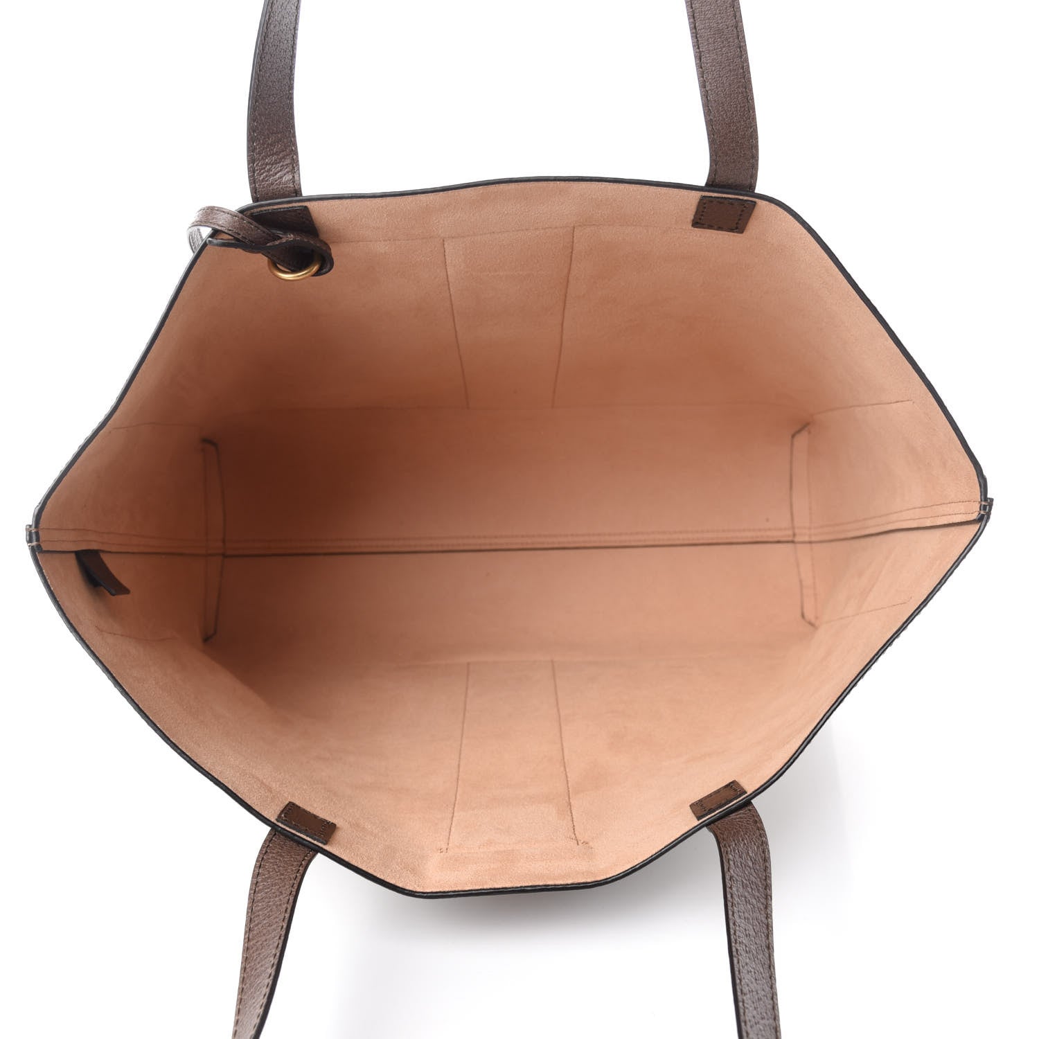 Gucci GG Supreme Monogram Web Ophidia Tote Brown 5 of 10