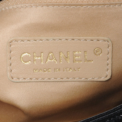 Chanel Vinyl Rodeo Flap Bag Black 6 of 7