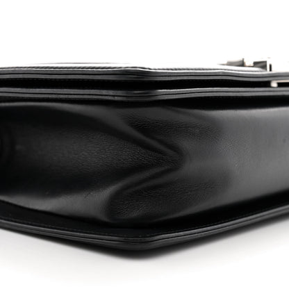 Chanel Lambskin Chevron Quilted Medium Boy Flap Black 9 of 11