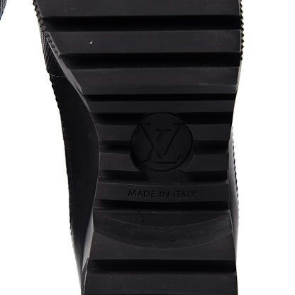 Louis Vuitton Suede Calfskin Laureate Platform Desert Boots 38 Black 7 of 9
