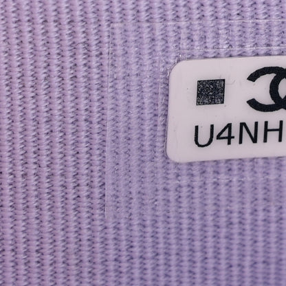 Chanel Lambskin Quilted Tri-Fold Flap Wallet Light Purple 8 of 10