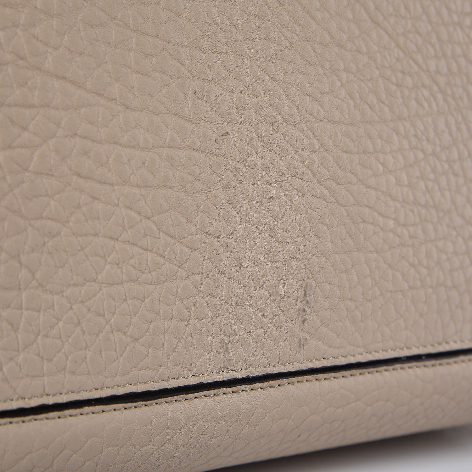Celine Bullhide Calfskin Small Ring Bag Dune 9 of 16