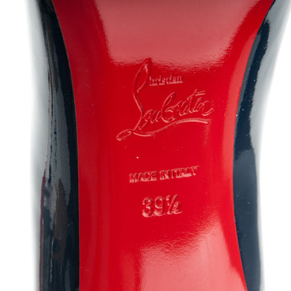 Christian Louboutin Patent Decollete 554 70 Pumps 39.5 Night 6 of 8