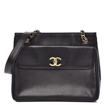 Chanel Caviar CC Shoulder Bag Black 1 of 11