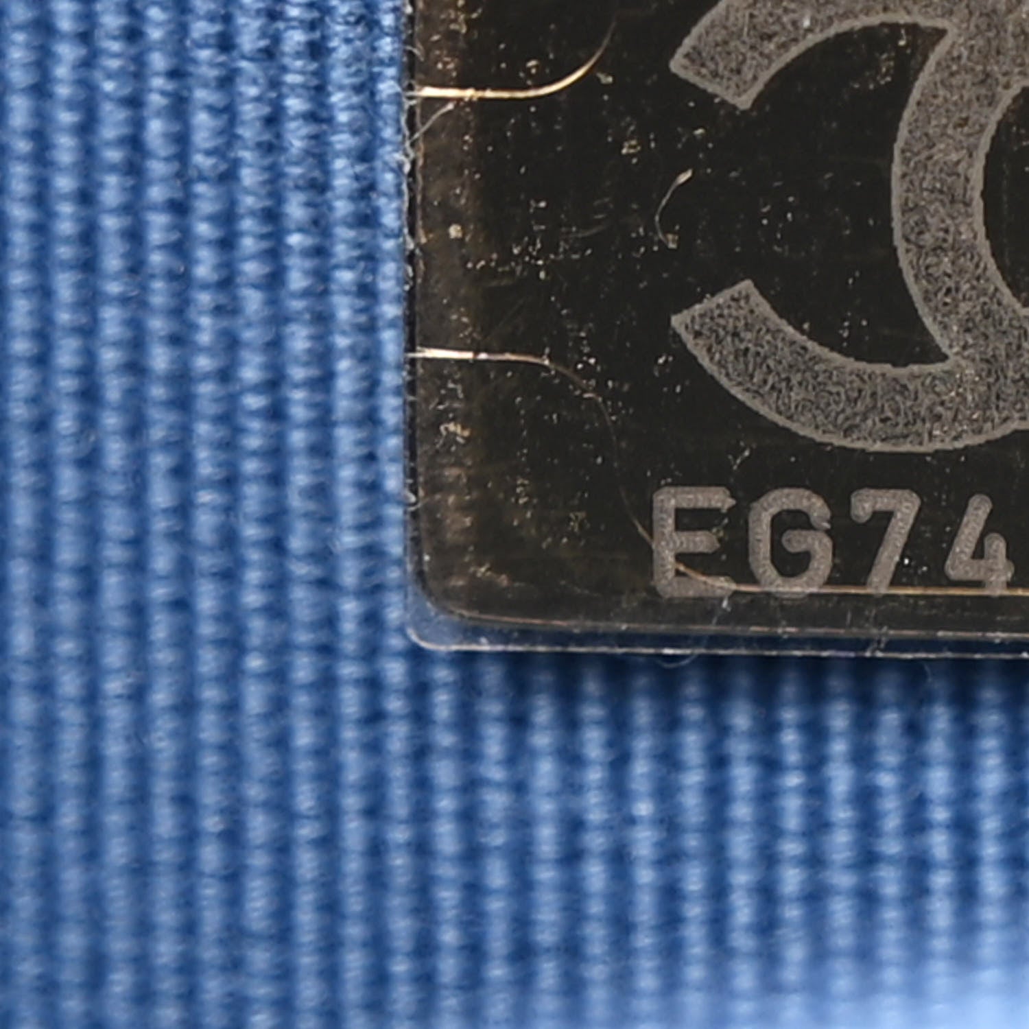 Chanel Denim Quilted Chanel 19 Wallet On Chain WOC Blue 8 of 12