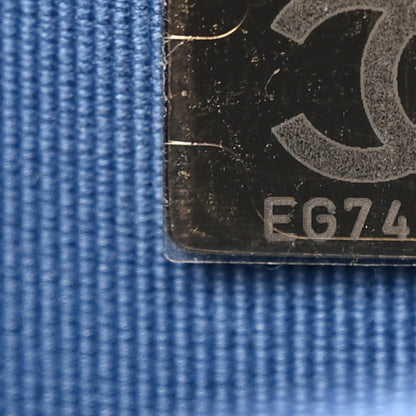 Chanel Denim Quilted Chanel 19 Wallet On Chain WOC Blue 8 of 12