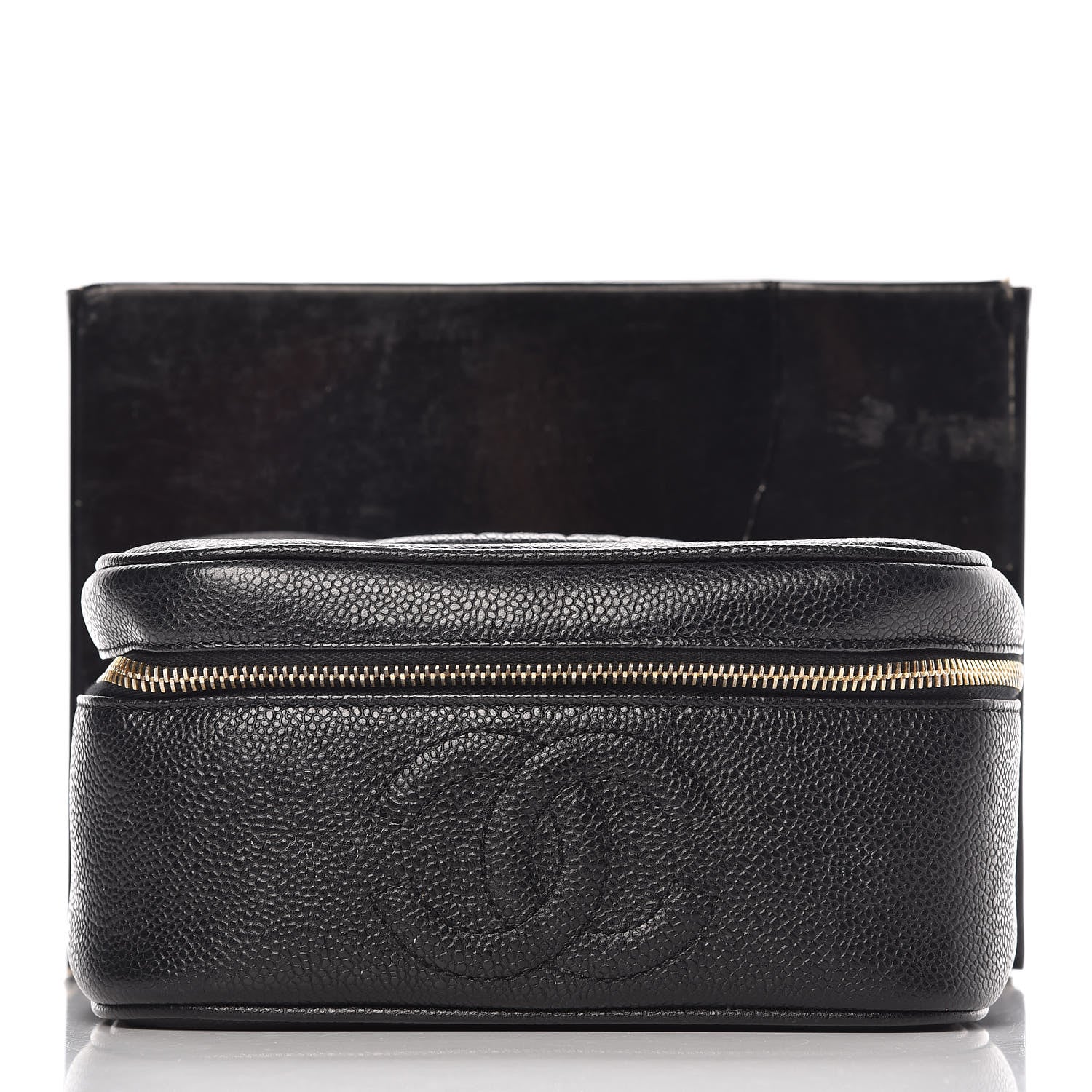 Chanel Caviar Vanity Cosmetic Case Black 16 of 16