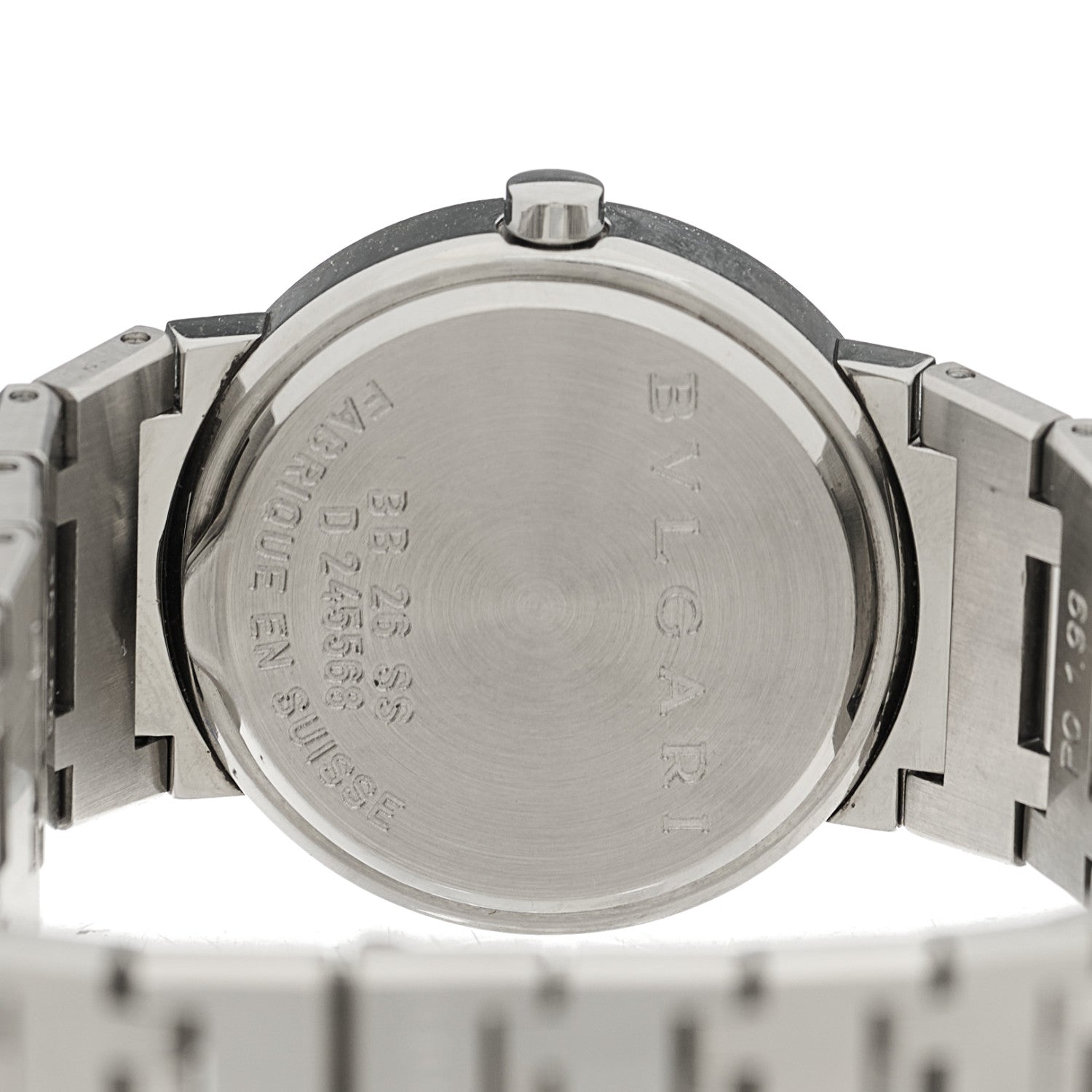 Bulgari Stainless Steel 26mm Quartz Watch Black 4 of 4