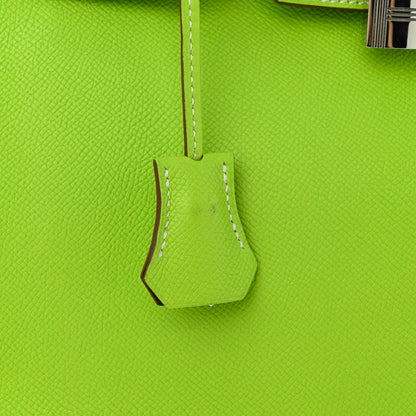 Hermes Epsom Candy Birkin 30 Kiwi Lichen 17 of 19