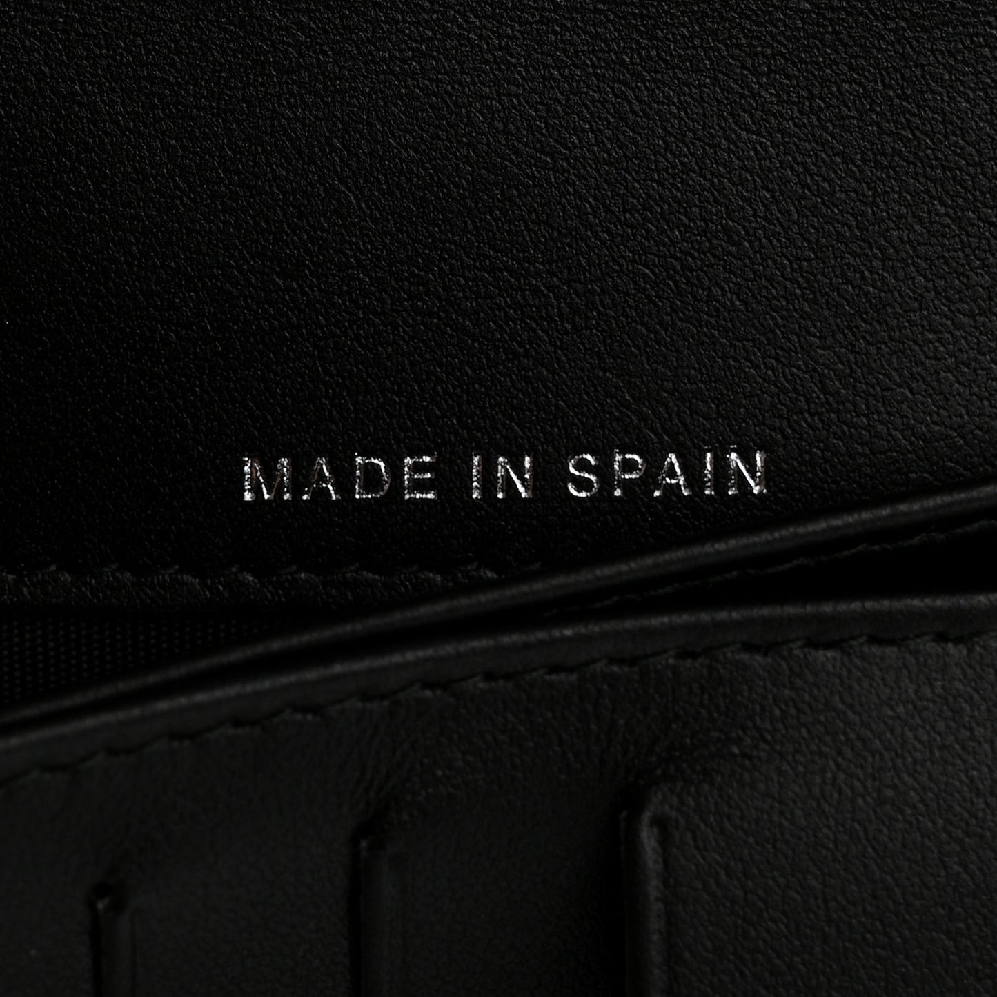 Caviar Quilted Boy Yen Wallet Black