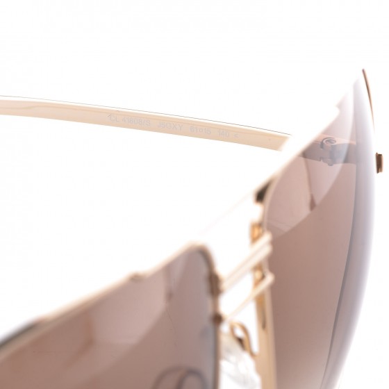 Celine Metal Sunglasses CL 41808/S Gold 6 of 7