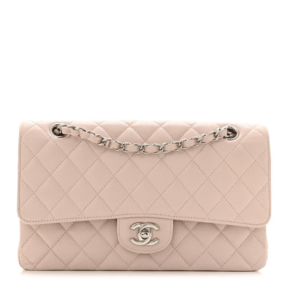 Chanel Caviar Quilted Medium Double Flap Light Pink 1 of 11