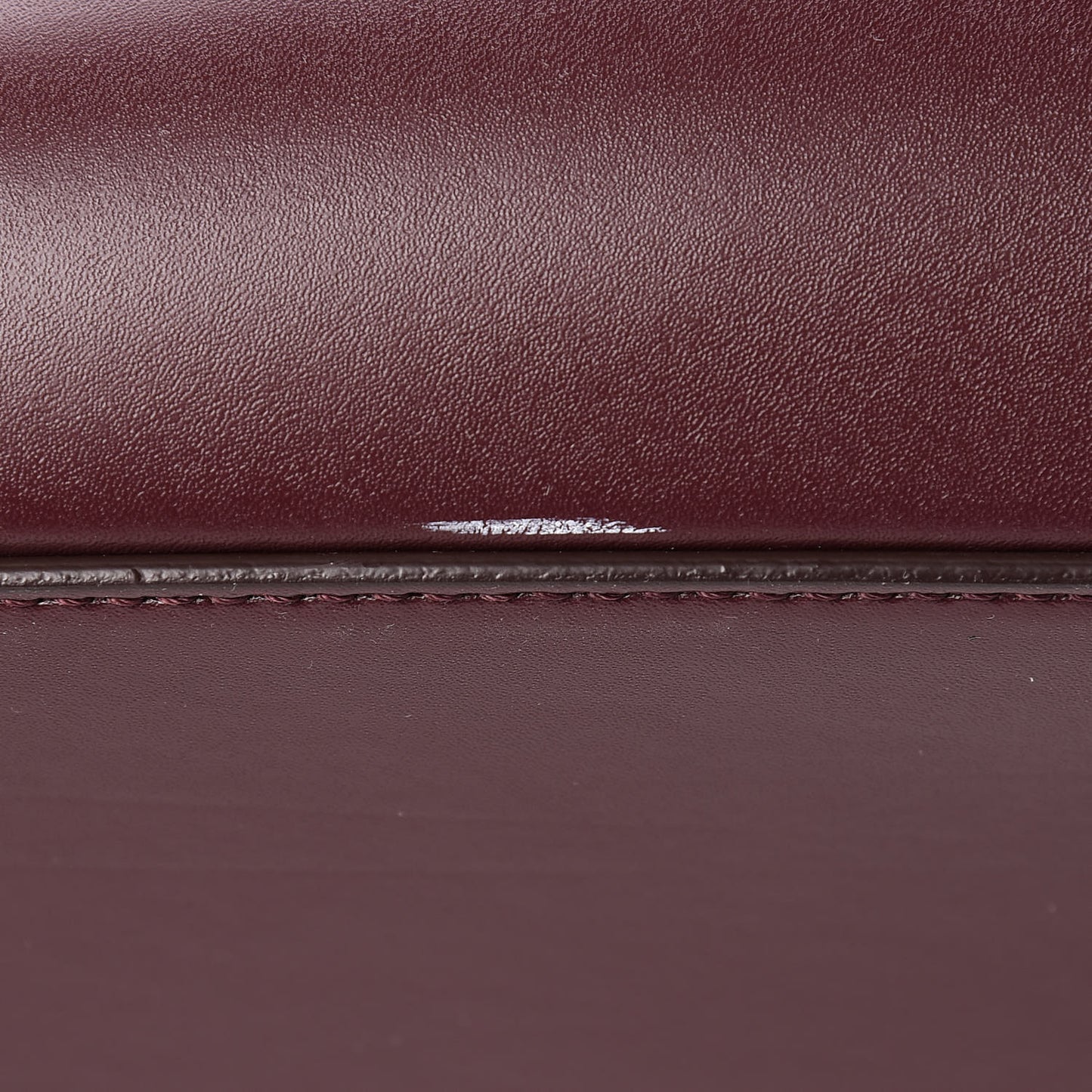 Calfskin Large Whipstitch Antigona Tote Oxblood