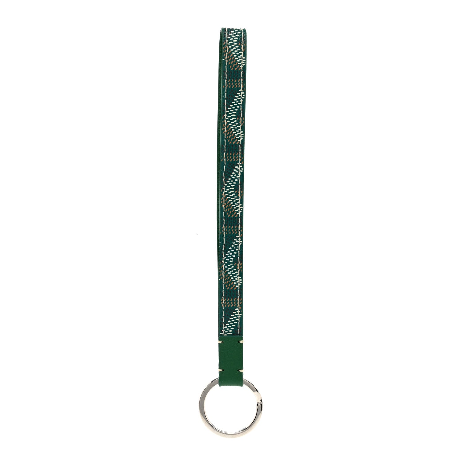 Goyard Goyardine Sesame Key Holder Green 1 of 3