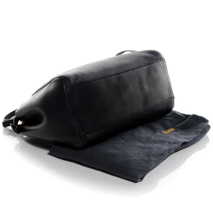 Fendi Nappa Mini Peekaboo Iconic Satchel Black 4 of 13