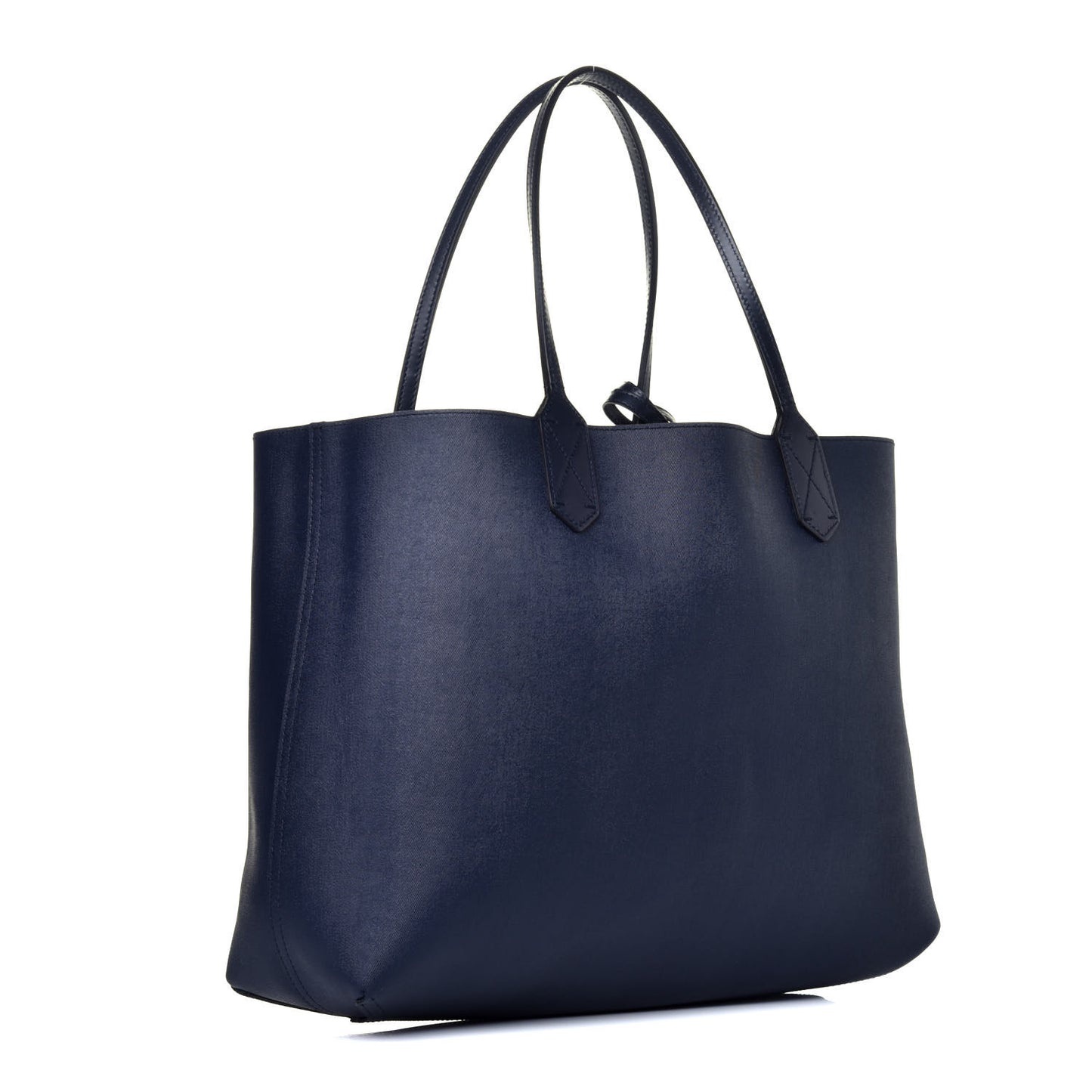GG Supreme Monogram Blooms Medium Reversible Tote Beige Blue Navy
