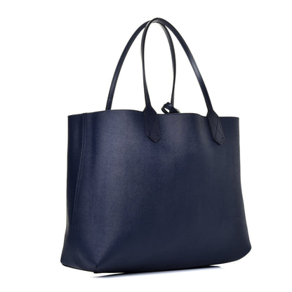 Gucci GG Supreme Monogram Blooms Medium Reversible Tote Beige Blue Navy 6 of 16