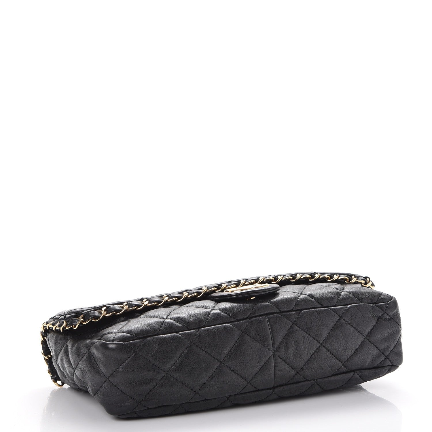 Chanel Calfskin Quilted Medium Chain Me Flap Black 4 of 8