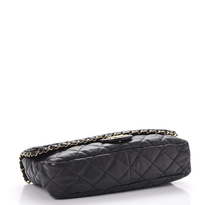 Chanel Calfskin Quilted Medium Chain Me Flap Black 4 of 8