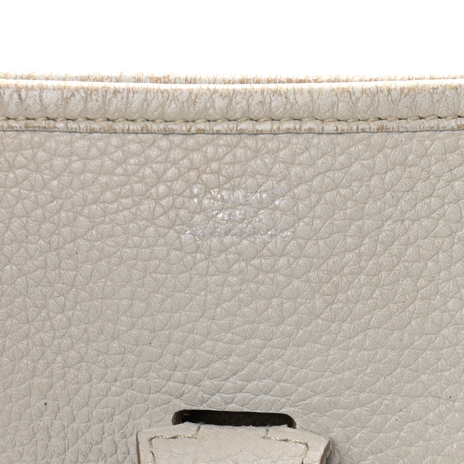 Hermes Taurillon Clemence Evelyne III PM Gris Perle 5 of 12