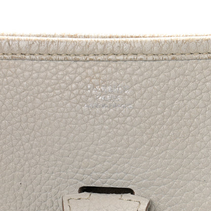 Hermes Taurillon Clemence Evelyne III PM Gris Perle 5 of 12