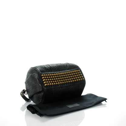 Alexander Wang Pebbled Lambskin Rocco Black Antique Brass Hardware 4 of 7