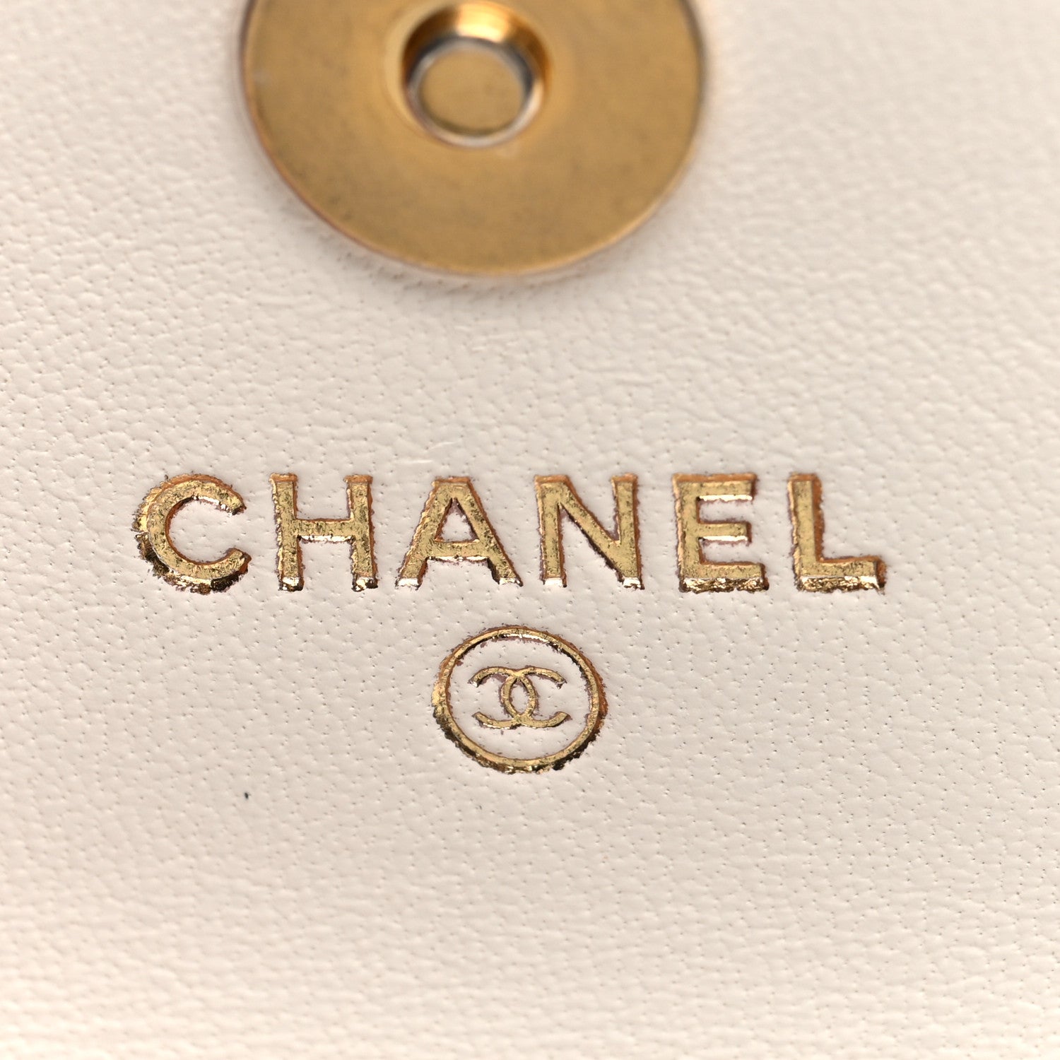 Chanel Lambskin Quilted Pearl Crush Clutch With Chain White 5 of 9