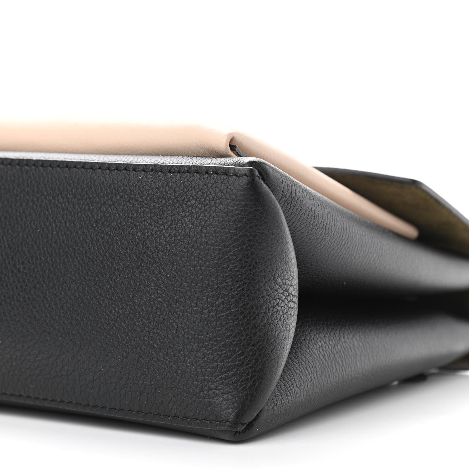 Louis Vuitton Soft Calfskin My Lockme Top Handle Laurier Green Toffee Latte Beige Black 8 of 10