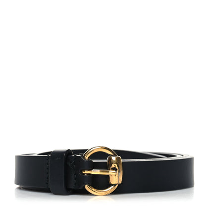 Gucci Calfskin Horsebit Buckle Belt 110 44 Black 1 of 6