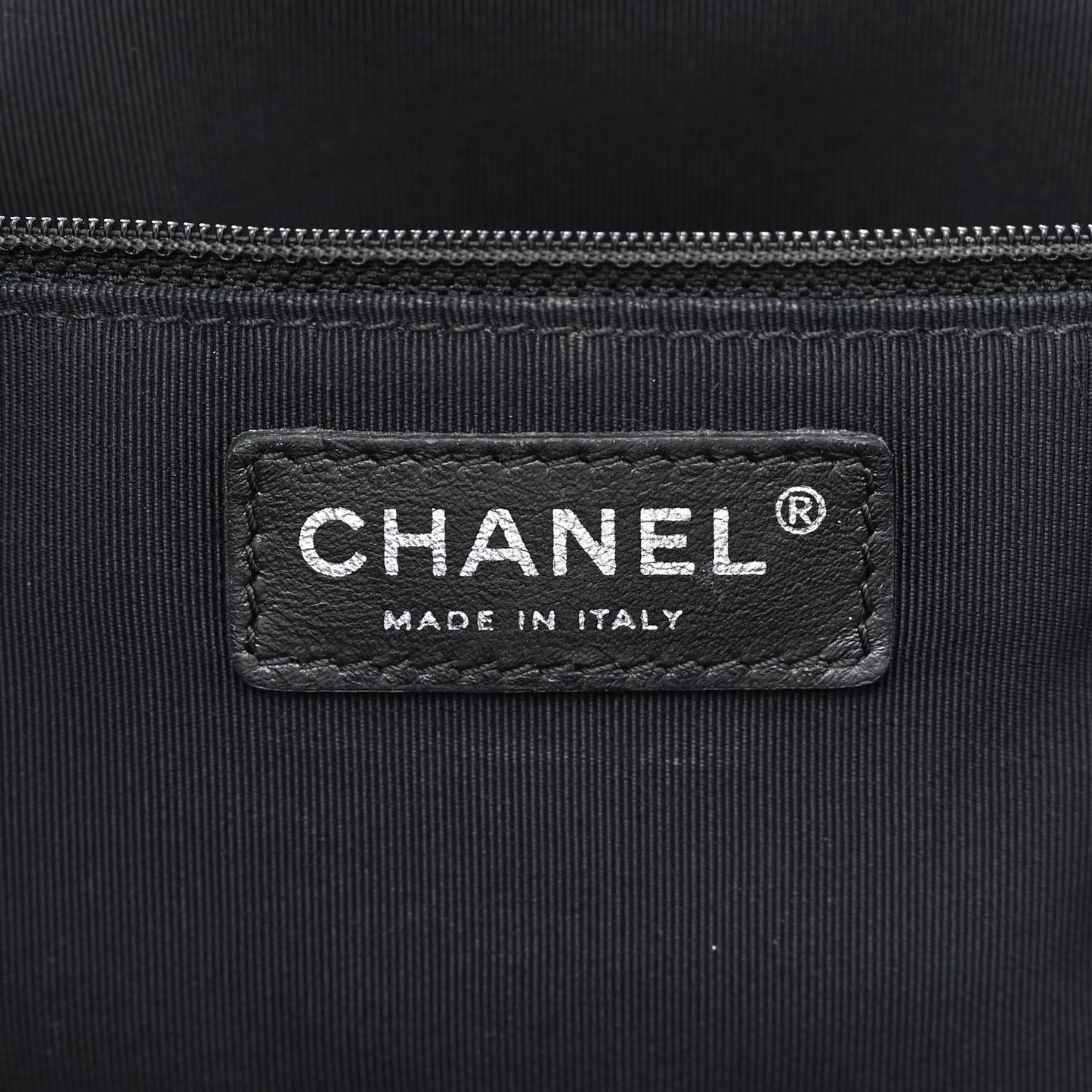 Calfskin Cerf Executive Shopper Tote Black