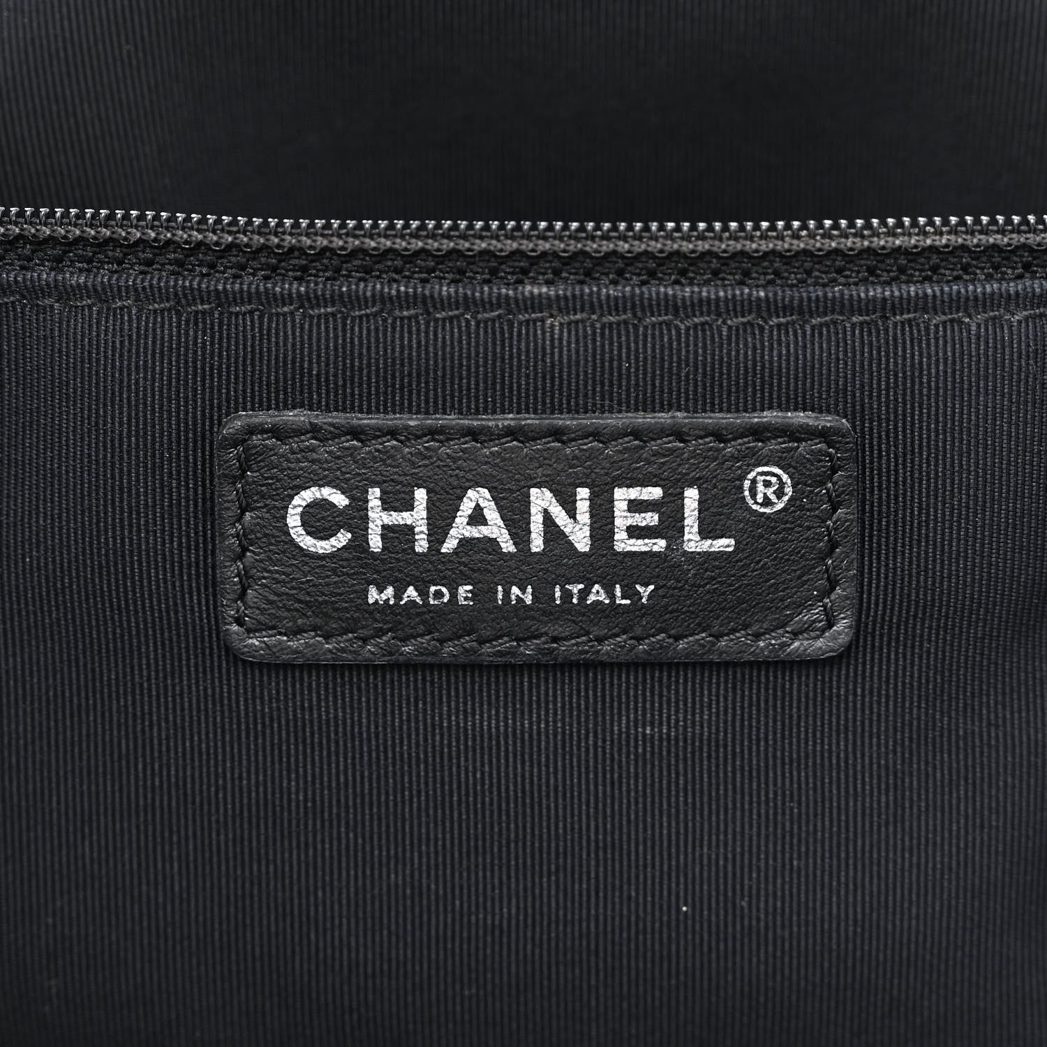 Chanel Calfskin Cerf Executive Shopper Tote Black 7 of 19