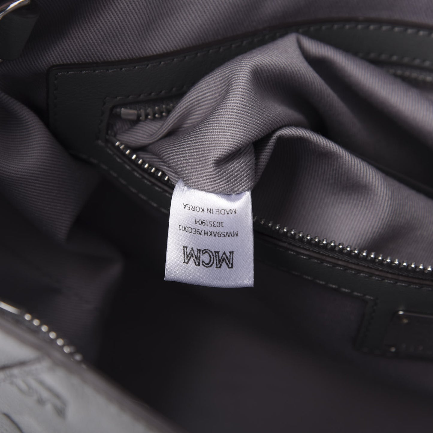 Calfskin Ottomar Monogram Medium Klara Shoulder Bag Charcoal