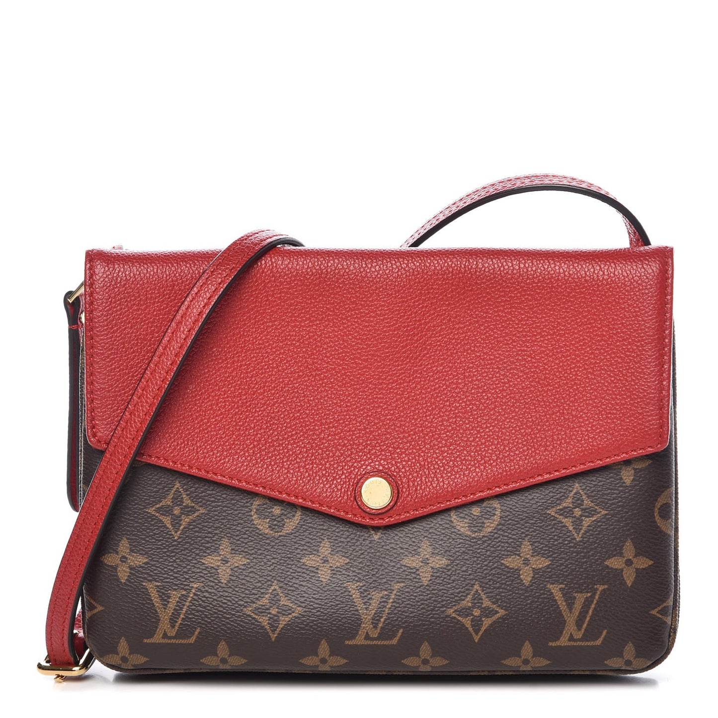 Monogram Twice Pochette Cherry