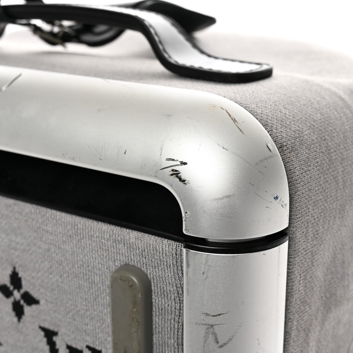 Knit Monogram Horizon Soft Duffle 55 Grey