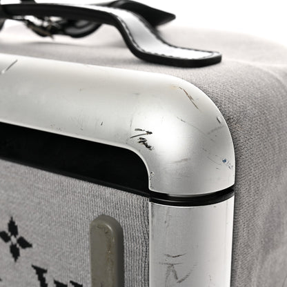 Louis Vuitton Knit Monogram Horizon Soft Duffle 55 Grey 11 of 12