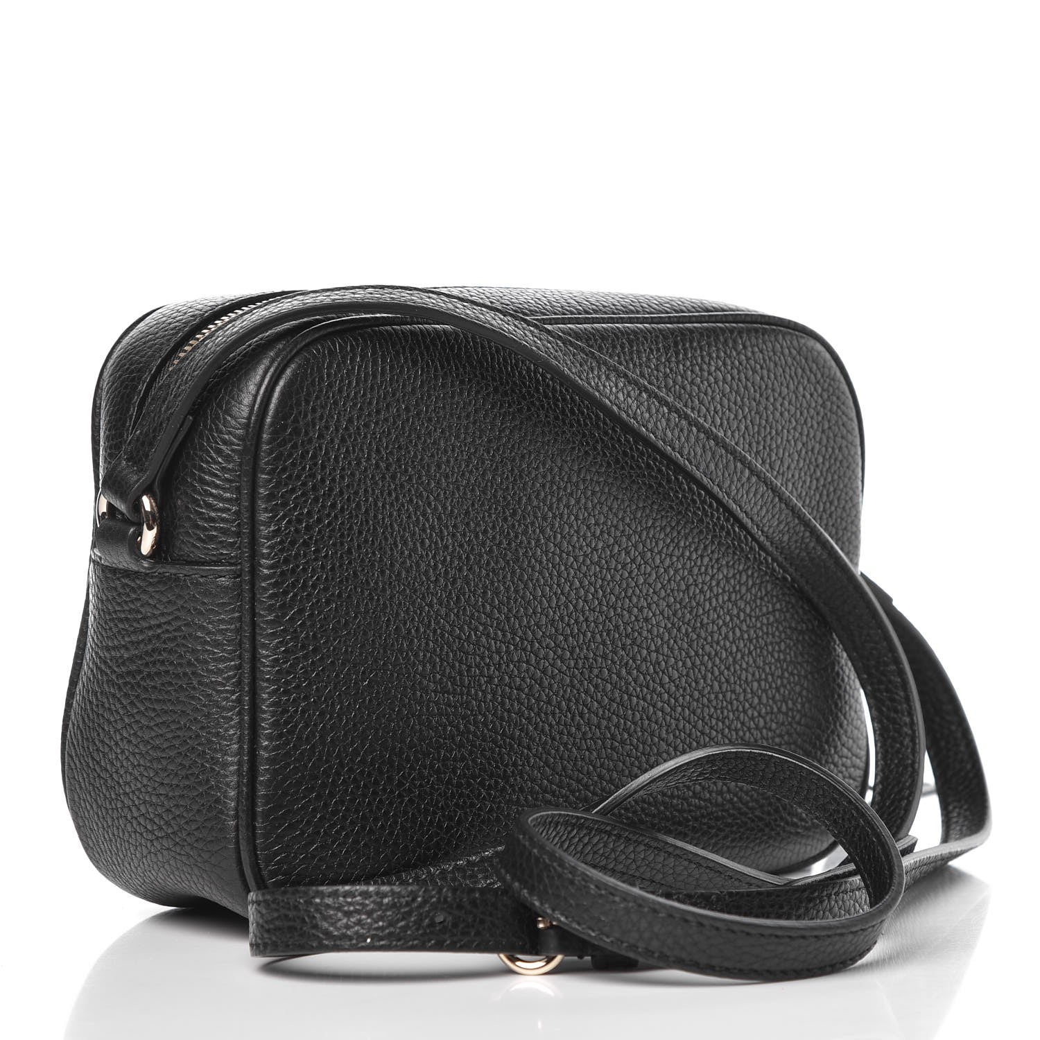 Gucci Pebbled Calfskin Small Soho Disco Bag Black 3 of 7