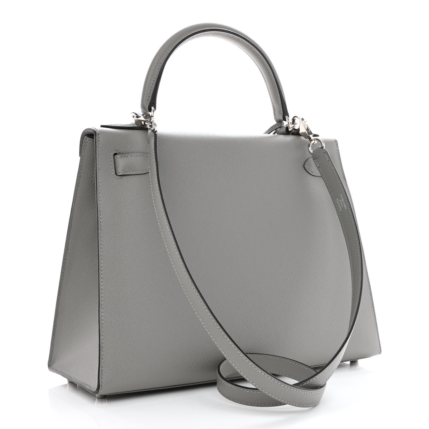 Hermes Epsom Kelly Sellier 28 Gris Mouette 3 of 11